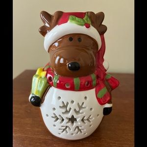 Santa Dog tea light